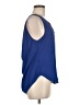 Lily White 100% Polyester Blue Sleeveless Blouse Size M - photo 4