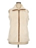 Chaps 100% Polyester Ivory Faux Fur Vest Size XXL - photo 1