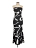 Effordram Graphic Black Cocktail Dress Size 6 - photo 1