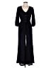 Billy T 100% Rayon Solid Black Jumpsuit Size L - photo 1