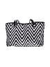 Elaine Turner Chevron-herringbone Silver Black Tote One size - photo 3