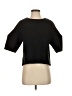 Gracia Black Short Sleeve Top Size S - photo 1