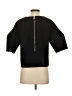 Gracia Black Short Sleeve Top Size S - photo 2