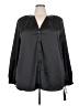LUXE Black Long Sleeve Blouse Size 3X - photo 1