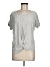 Alya Silver Short Sleeve T-Shirt Size M - photo 1