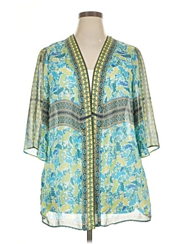 Susan Graver 3/4 Sleeve T-Shirt (view 1)