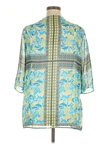 Susan Graver 3/4 Sleeve T-Shirt (view 2)