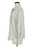 MNG 100% Polyester Polka Dots Ivory 3/4 Sleeve Blouse Size 8 - photo 5