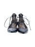 Mercanti Fiorentini Blue Black Flats Size 8 - photo 2
