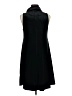 Apt. 9 Solid Black Casual Dress Size M - photo 2