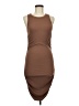 Unbranded Solid Brown Casual Dress Size M - photo 1
