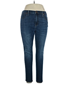 Madewell 10" High-Rise Skinny Jeans in Danny Wash: TENCEL&trade; Denim Edition (view 1)