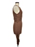 Unbranded Solid Brown Casual Dress Size M - photo 4