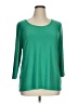 Croft & Barrow Green 3/4 Sleeve Top Size XL - photo 1