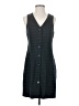 Worthington Plaid Gray Casual Dress Size 4 Petite - photo 1