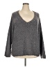 Susina Tweed Gray Pullover Sweater Size 2X - photo 1