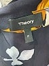 Theory 100% Silk Floral Black Long Sleeve Silk Top Size P (petite) - photo 7