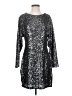 Ann Taylor LOFT Stars Silver Cocktail Dress Size 4 - photo 1