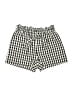 Joie 100% Cotton Checkered-gingham Ivory Shorts Size S - photo 1