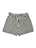 Joie 100% Cotton Checkered-gingham Ivory Shorts Size S - photo 2