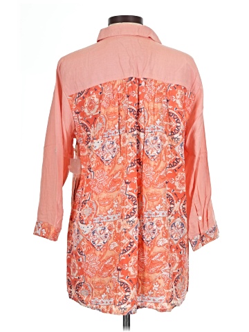Caffé Marrakesh 3/4 Sleeve Button-Down Shirt (view 2)