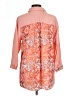 Caffé Marrakesh Orange 3/4 Sleeve Button-Down Shirt Size L - photo 2