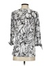 Christopher & Banks Silver 3/4 Sleeve Blouse Size S (petite) - photo 2