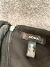 Aqua 100% Polyester Solid Black Casual Dress Size XS - photo 7