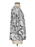 Christopher & Banks Silver 3/4 Sleeve Blouse Size S (petite) - photo 4