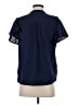 Gap 100% Cotton Blue Short Sleeve Blouse Size S - photo 2