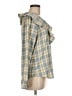 Tuckernuck Plaid Teal Long Sleeve Blouse Size M - photo 4