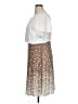 Perceptions Polka Dots Brown Casual Dress Size XL (petite) - photo 5