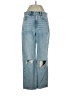Express 100% Cotton Blue Jeans Size 4 - photo 1