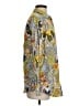 J. McLaughlin Print Yellow Long Sleeve Button-Down Shirt Size XS - photo 4
