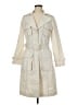 Jenne Maag Ivory Trenchcoat Size 6 - photo 1