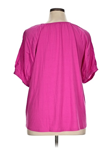 DG^2 by Diane Gilman Short Sleeve Blouse (view 2)