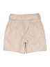 Express 100% Polyester Solid Tan Khaki Shorts Size 10 - photo 2