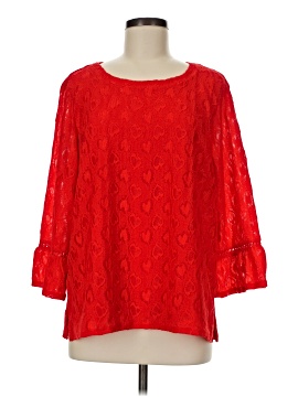 Alfred Dunner 3/4 Sleeve Blouse