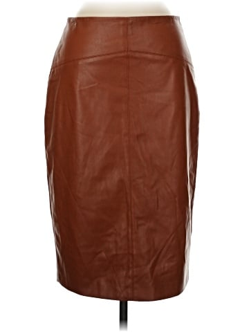 Karen Millen Faux Leather Skirt (view 1)