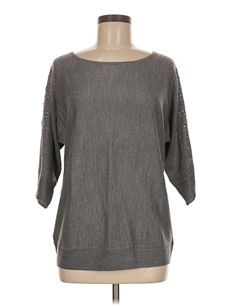 Pre-owned 7th Avenue Design Studio New York & Company Pullover Sweater In Gray