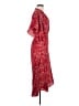 Max Studio Paisley Red Cocktail Dress Size M - photo 4