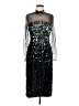Eliza J Stars Silver Cocktail Dress Size 8 - photo 1