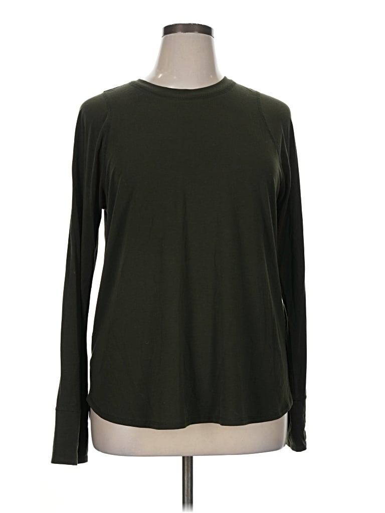 Pre-owned Lou & Grey Long Sleeve T-shirt In Green