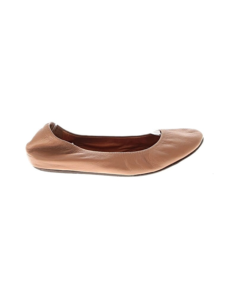Pre-owned Lanvin Flats In Tan