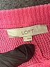 Ann Taylor LOFT Solid Pink Pullover Sweater Size L - photo 7
