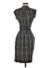 Tory Burch 100% Silk Print Black Cocktail Dress Size S - photo 2