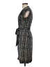 Tory Burch 100% Silk Print Black Cocktail Dress Size S - photo 5