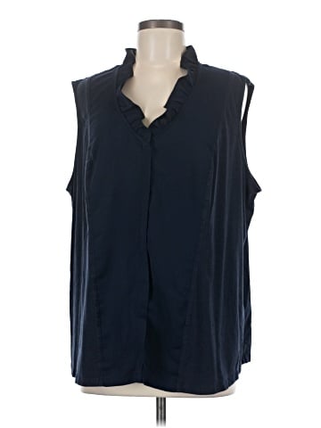 Nic + Zoe Sleeveless Button-Down Shirt (view 1)