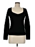 Ann Taylor Solid Black Pullover Sweater Size M - photo 1