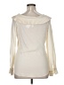 La Perla 100% Silk Ivory Long Sleeve Blouse Size EU 46 / US 16 - photo 2